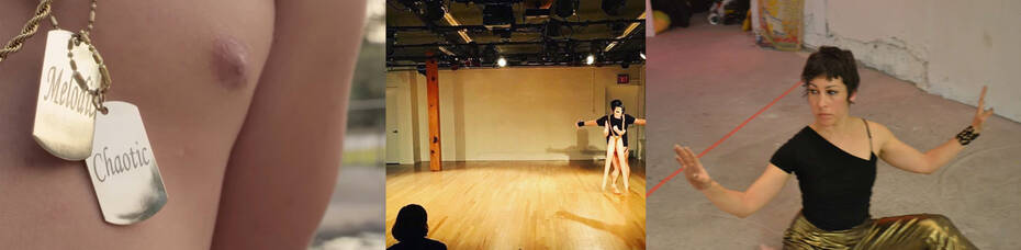 Photo credits: left - Nikima Jagudajev, photo by Willow Smith; center - Blaze Ferrer, photo by artist; Edie Nightcrawler, photo by AUNTS