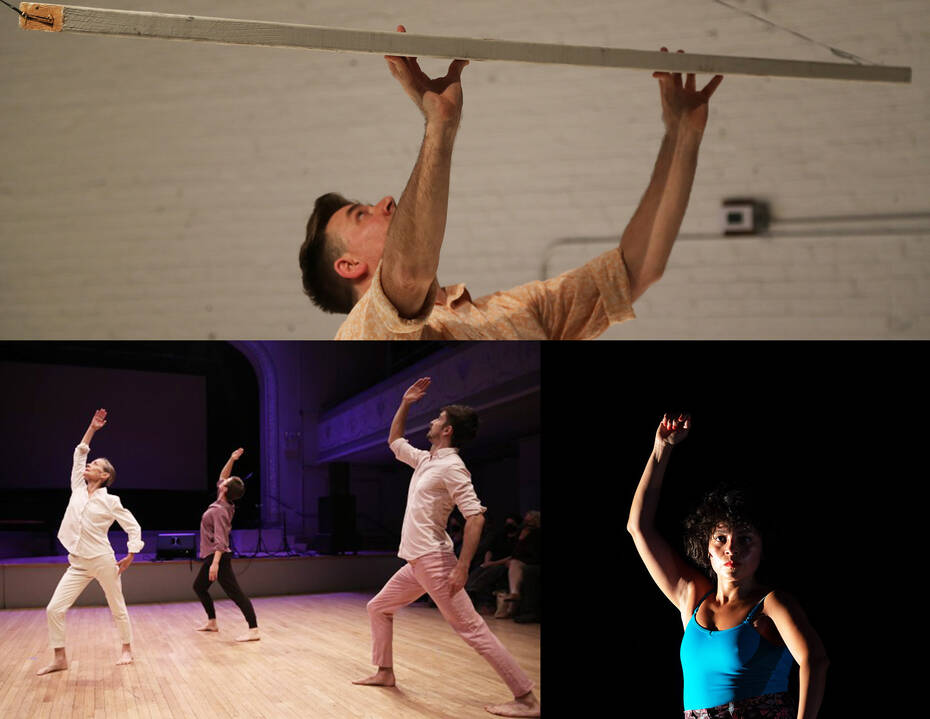 Photos from top: Jon Kinzel by Brian Rogers; Mariana Valencia by Johanna Austin; Molissa Fenley and Company by Paula Court