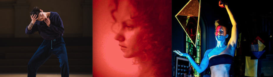 Left: Mina Nishimura, Photo by David Gonsier; Center: Photo by Christine Rodin, Edited by Marilyn Maywald Yahel; Right: Miriam Parker, Photo by Peter Ganushkin