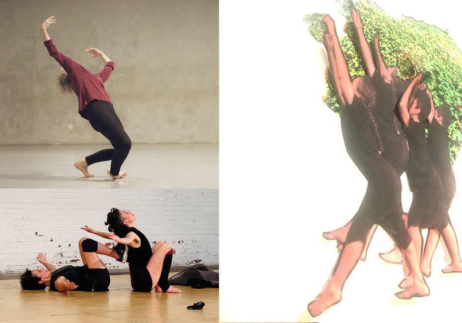 Images clockwise from top L: Lisa Kraus photo by @arnaudbeelenphoto at TicTac; HIJACK "2things" courtesy of the artists; lily gold "Sheshi" photo by Brian Rogers.