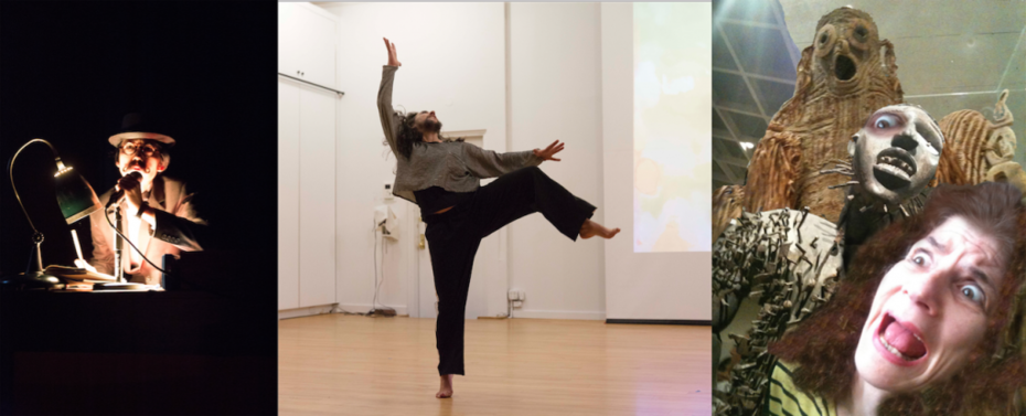 Left: Saori Tsukada, photo by Leyna Marika Papach; Center: Jennifer Miller, photo by Richard Termine; Right: Cathy Weis, image by artist