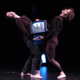 Performers: Nelson, Weis - <a href="https://redesign.cathyweis.org/performance-histories/november-21-2002" target="outside">Dance Theater Workshop 2002</a> <br/>Photo by Richard Termine