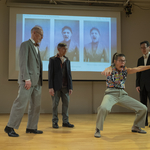 Tom Rawe, Keith Sabado, Patricia Hoffbauer, & Yvonne Rainer — <a href="https://redesign.cathyweis.org/calendar/april-14-2024-yvonne-rainer-patricia-hoffbauer-cristina-caprioli-featuring-valley-wanderer-josie-bettman/" target="outside">April 14, 2024</a><br/>
Photo by Anja Hitzenberger