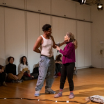 Co-Curator Malcolm X Betts & Cathy Weis — <a href="https://redesign.cathyweis.org/calendar/december-8-2024-yoshiko-chuma-nile-harris-lisa-kraus" target="outside">December 8, 2024</a> <br/>
Photo by Richard Termine