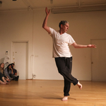 Daniel Lepkoff - <a href="https://redesign.cathyweis.org/calendar/june-4-2017-an-evening-with-simone-forti-k-j-holmes-and-daniel-lepkoff" target="outside">June 4, 2017</a> <br/>Photo by Richard Termine