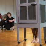 Emily Climer, Patrick Ljubi Gallagher, and Cathy Weis —
<a href="https://redesign.cathyweis.org/calendar/december-12-2021-scott-heron-jennifer-miller-and-jennifer-monson-cathy-weis" target="outside">December 12, 2021</a><br/>
Photo by Anja Hitzenberger