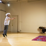 Simone Forti and Cathy Weis - <a href="https://redesign.cathyweis.org/calendar/may-26-2019-simone-forti-and-cathy-weis" target="outside">May 26, 2019</a><br/>Photo by Richard Termine